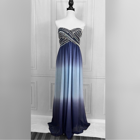 B. Smart Dresses & Skirts - Blue maxi dress